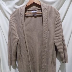 Croft & Barrow Open Cardigan Sweater